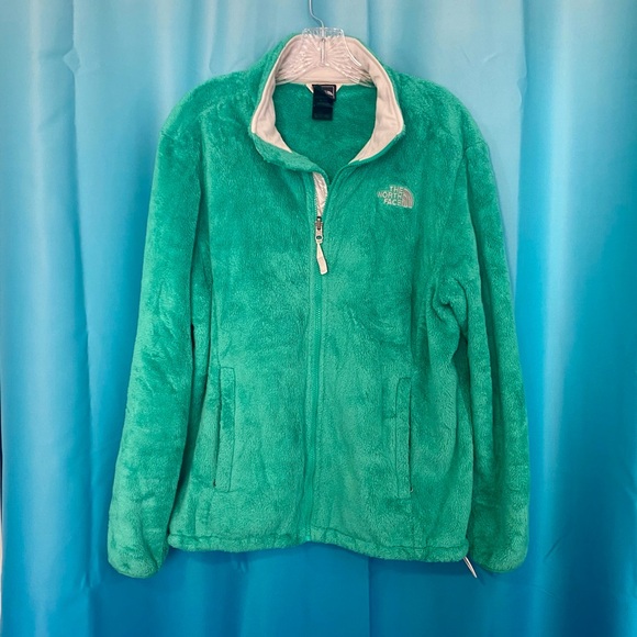 The North Face. Green Fleece “Osito” Jacket. Super Soft. Women Size XL. - Picture 3 of 9